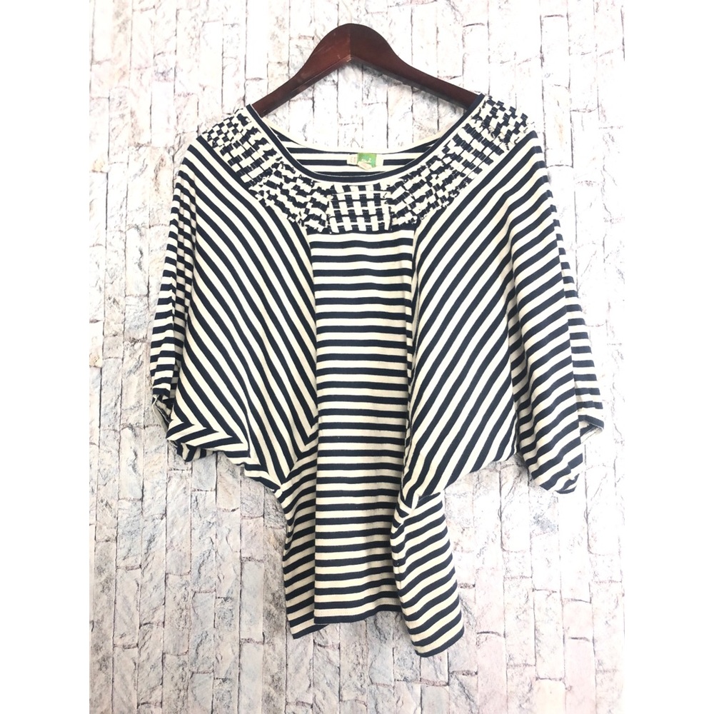 Anthropologie Etta Twa Dolman Stripe Top